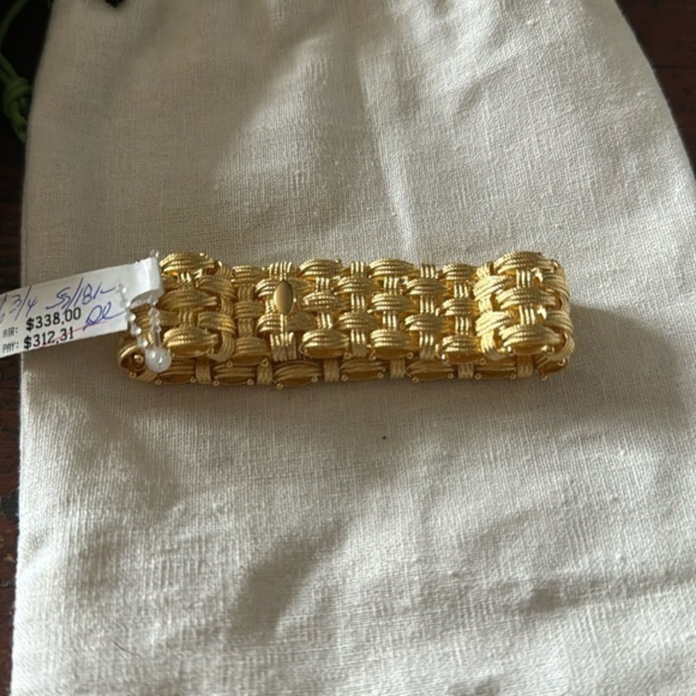 Artisan Gold Braided Link Bracelet